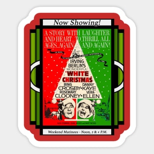 White Christmas Sticker